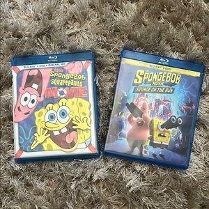 SpongeBob SquarePants Movie Blu-ray Set - Blue Cases